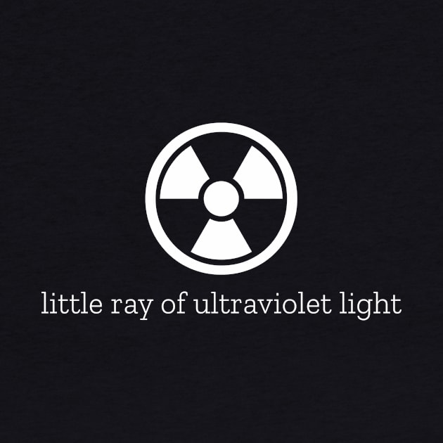 little ray of ultraviolet light... but in white by neurominded